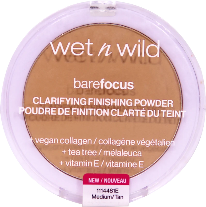 Фиксираща пудра за лице barefocus, Medium/Tan, 7,8 g