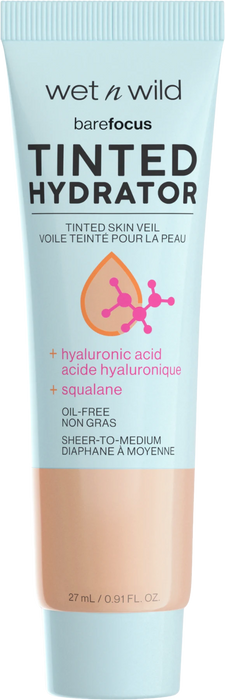 Тониращ хидратант за лице barefocus – Light, 27 ml