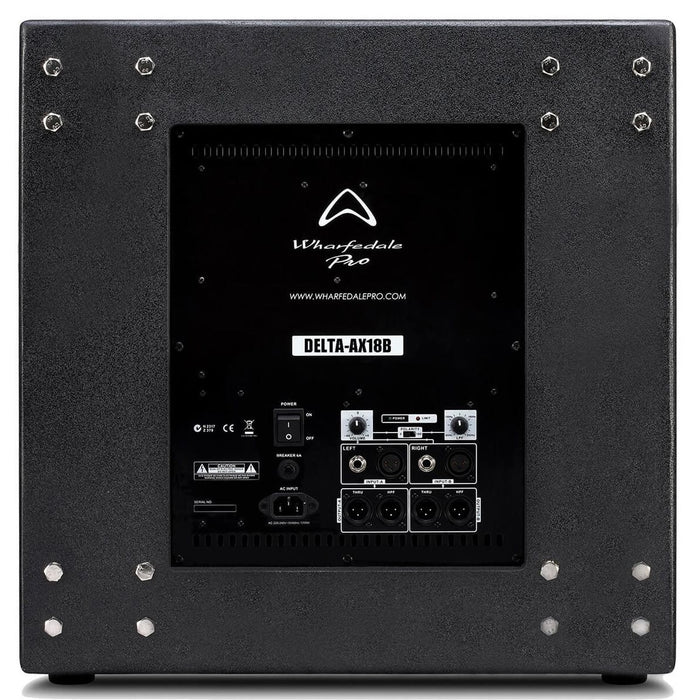 Активен субуфер Wharfedale Pro - Delta-AX18B, 1000W, черен