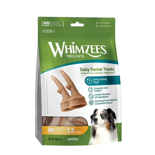 WHIMZEES Adult Antler M - лакомство за кучета - 12