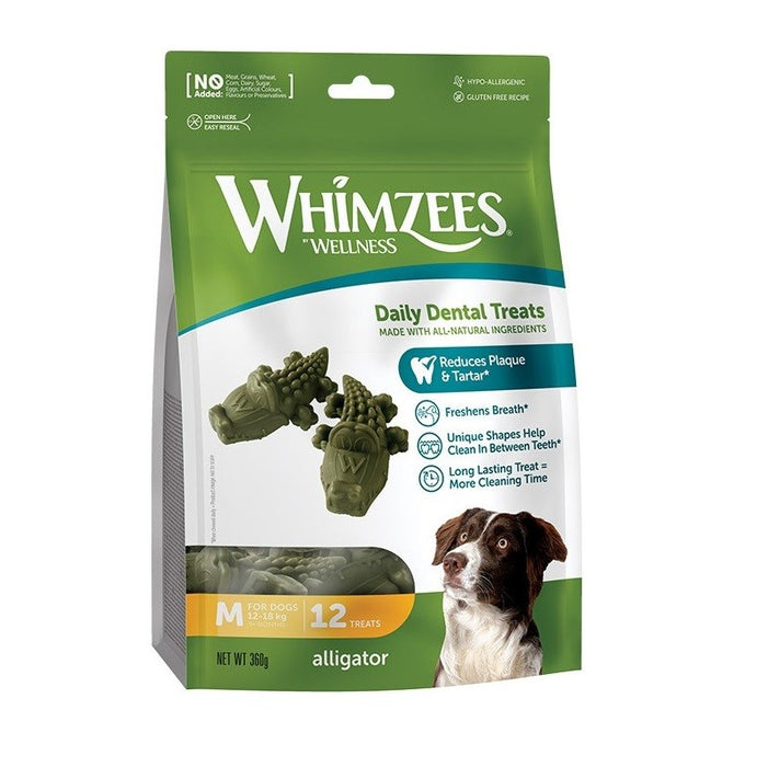 WHIMZEES Алигатор M - лакомство за кучета - 360 г