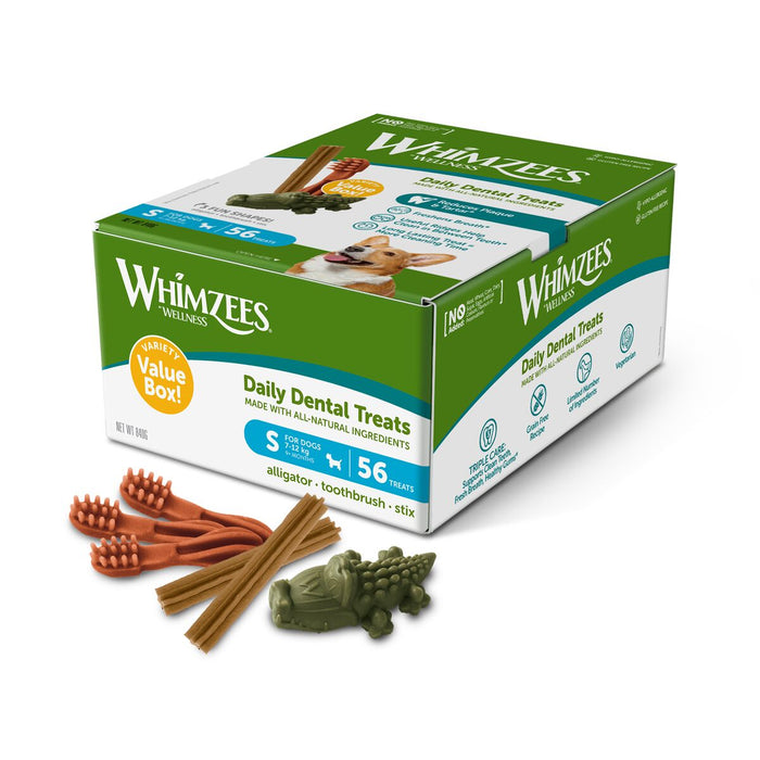 Мокра храна Whimzees Daily Dental Treats 56 броя