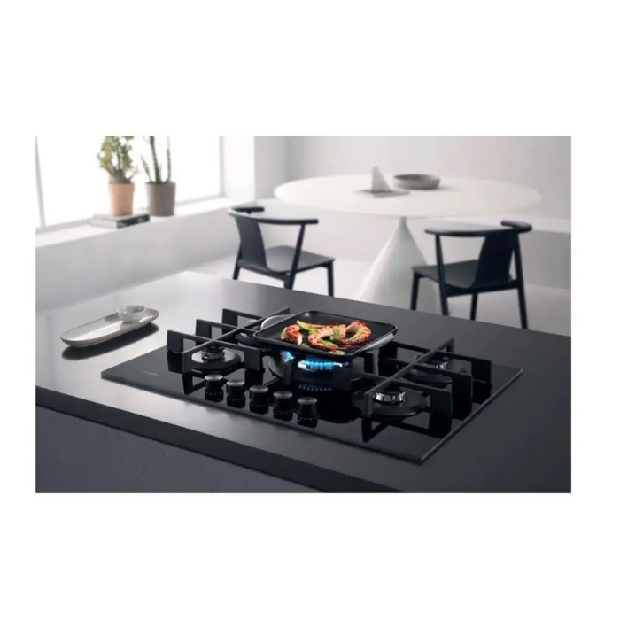 Whirlpool AKWL 728/NB Черен Вграден 75 см Газ 5 зона(и)