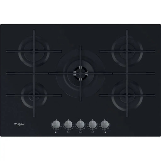 Whirlpool AKWL 728/NB Черен Вграден 75 см Газ 5 зона(и)