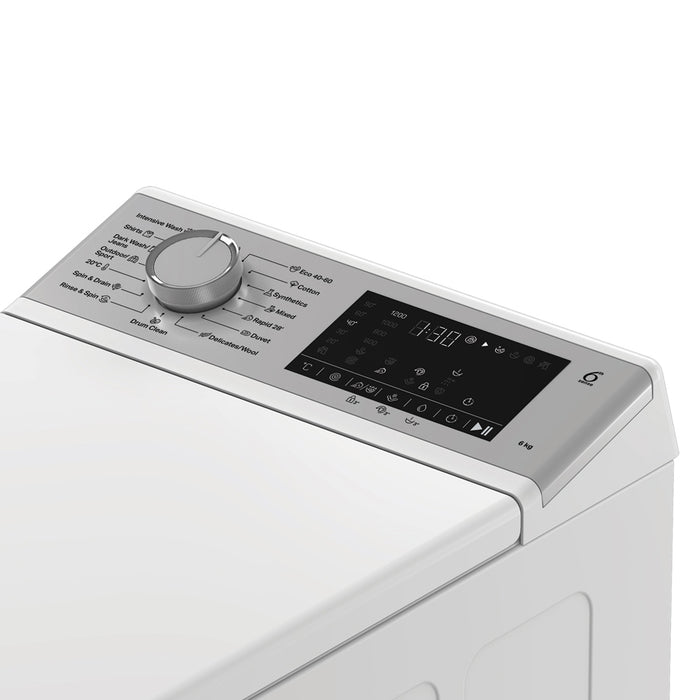Пералня с горно зареждане WHIRLPOOL TW622DSFCEE 6.0 kg, 1200 об/min, ИНВЕРТОРЕН МОТОР