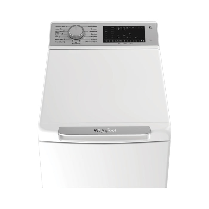 Пералня с горно зареждане WHIRLPOOL TW622DSFCEE 6.0 kg, 1200 об/min, ИНВЕРТОРЕН МОТОР