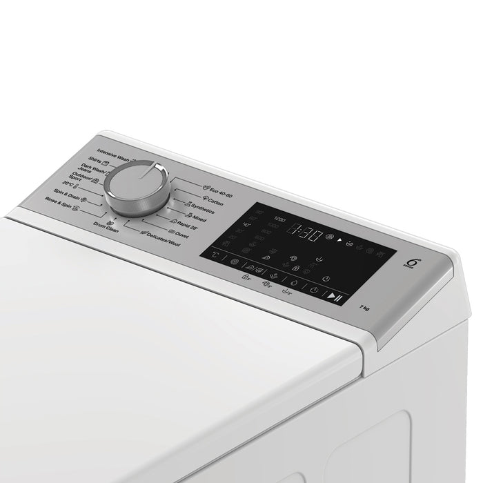 Пералня с горно зареждане WHIRLPOOL TW721DSFCEE 7.0 kg, 1200 об/min, ИНВЕРТОРЕН МОТОР