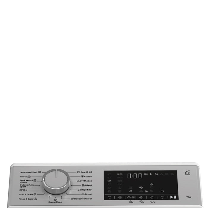 Пералня с горно зареждане WHIRLPOOL TW721DSFCEE 7.0 kg, 1200 об/min, ИНВЕРТОРЕН МОТОР