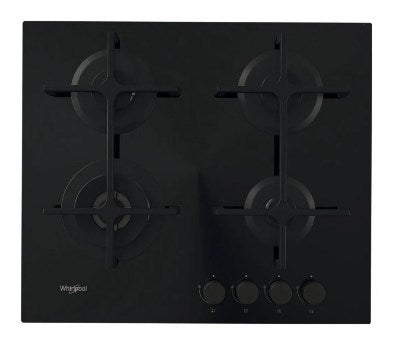 Whirlpool AKT 627/NB1 Черна Вградена 59 см Газова 4 зона(и)