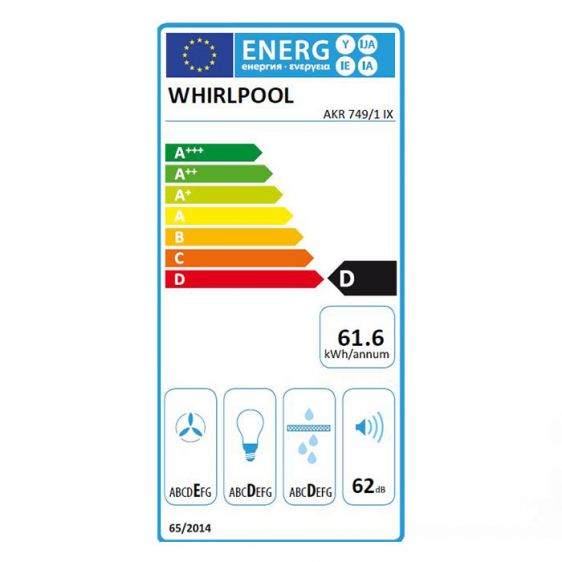 Абсорбатор за вграждане Whirlpool AKR 749/1 IX