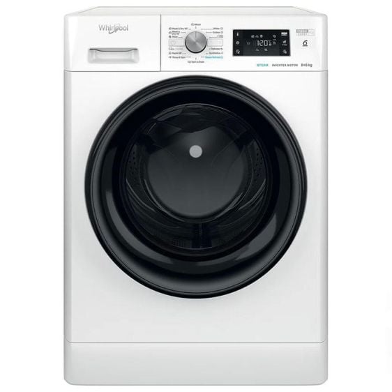 Пералня със сушилня WHIRLPOOL FFWDB 864349 BV EE, 8/6 кг, FreshCare+, 1400 об/мин.