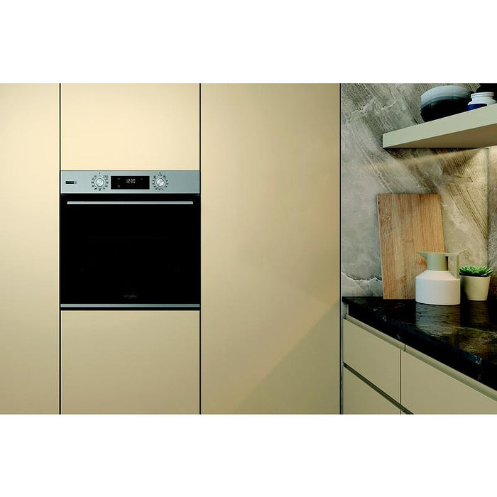 Фурна за вграждане Whirlpool OMSK58HU1SX , Push бутони , 71 , А+ , Hydrolitic
