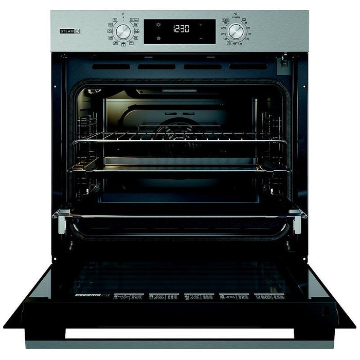 Фурна за вграждане WHIRLPOOL OMSK58RU1SX, 71 л, Пиролиза, А+, Push бутони