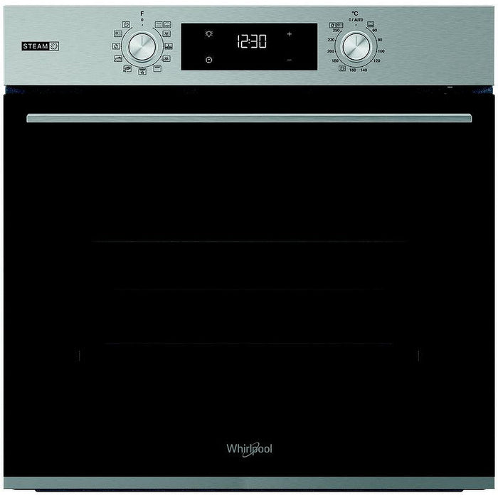 Фурна за вграждане WHIRLPOOL OMSK58RU1SX, 71 л, Пиролиза, А+, Push бутони