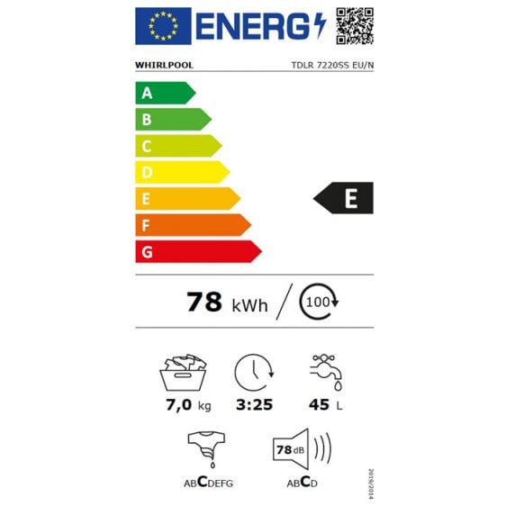 Пералня WHIRLPOOL TDLR 7220SS EU/N