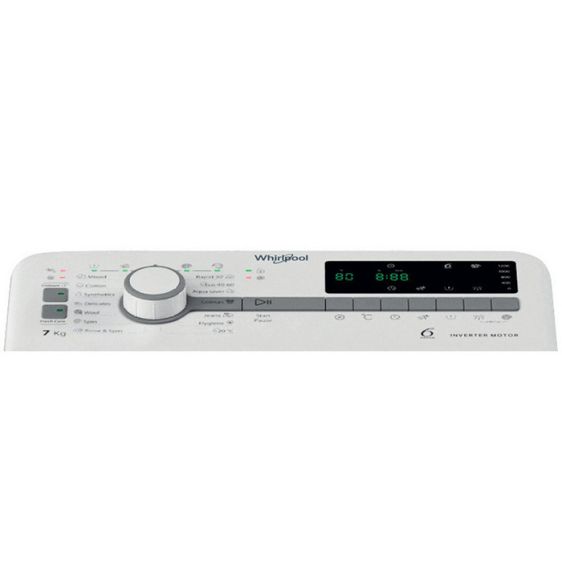 Пералня WHIRLPOOL TDLR 7251BS EU/N, 7 кг, 6th SENSE®, 1200 об/мин