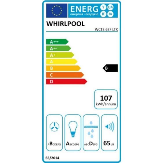 Абсорбатор за вграждане WHIRLPOOL WCT3 63F LTX