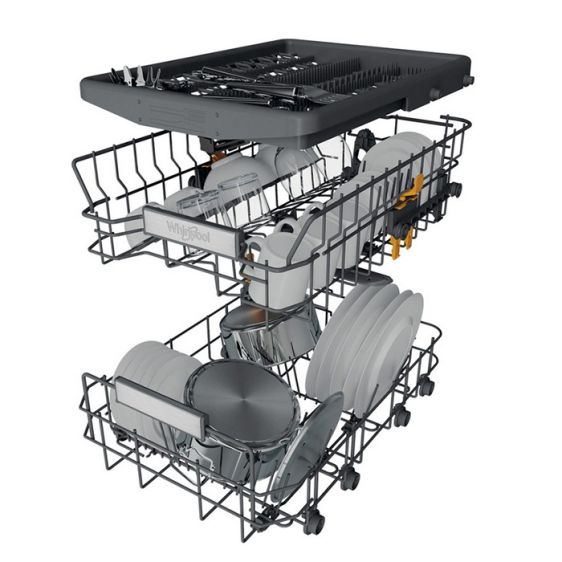 Съдомиялна за вграждане WHIRLPOOL WH6IA10BS7L0, 45 см, 6TH Sense