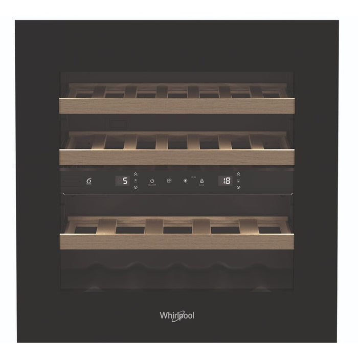Вграден охладител Whirlpool WHW60D2B , 65 l, F , Черен