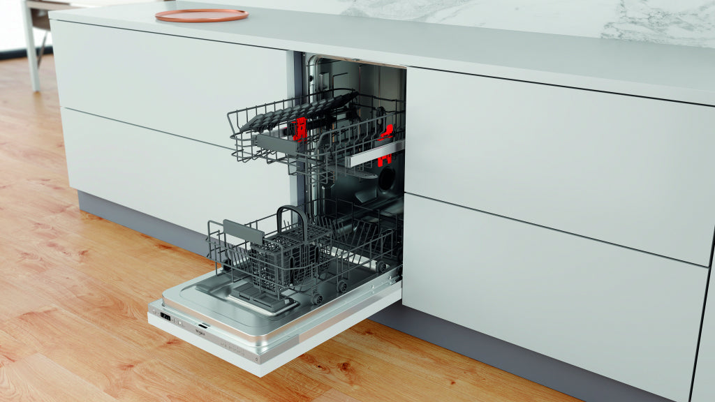 Съдомиялна за вграждане Whirlpool WSIC 3M27+ 2х Fairy Platinum Plus 59 броя