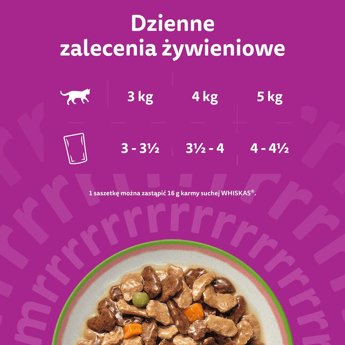 WHISKAS Tasty Mix Chef's Selection в сос – мокра храна за котки – 40x85 г