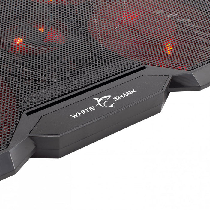 Охладител с регулируеми вентилатори WHITE SHARK GCP-29 ICE WIZARD червена LED подсветка