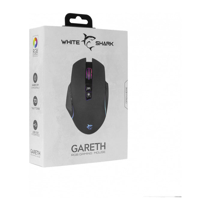 Мишка WHITE SHARK GM-5009 GARETH BLACK