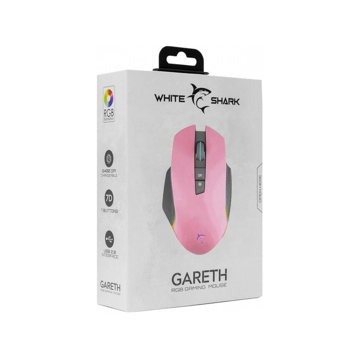 Мишка WHITE SHARK GM-5009 GARETH PINK