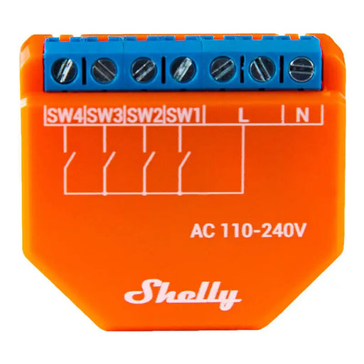 Wi-Fi превключвател Shelly PLUS I4 4 входа