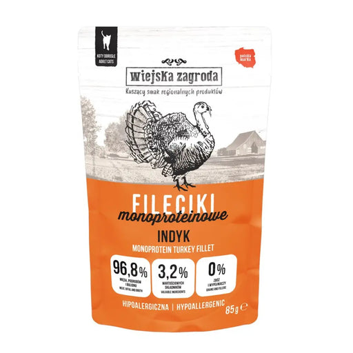 WIEJSKA ZAGRODA Monoprotein Turkey Fillets – Мокра храна