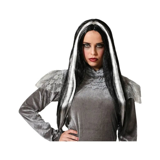 Wigs Бял Черен Вампир 60 cm