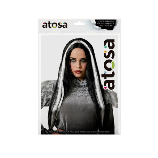 Wigs Бял Черен Вампир 60 cm