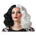Wigs Бял Черен