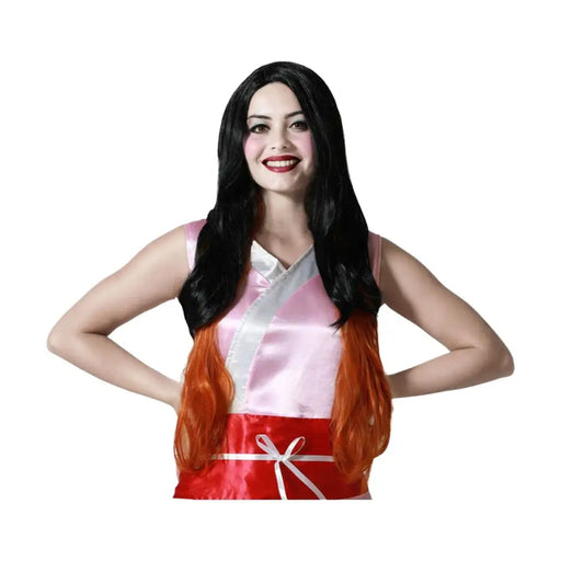 Wigs Кафяв Черен
