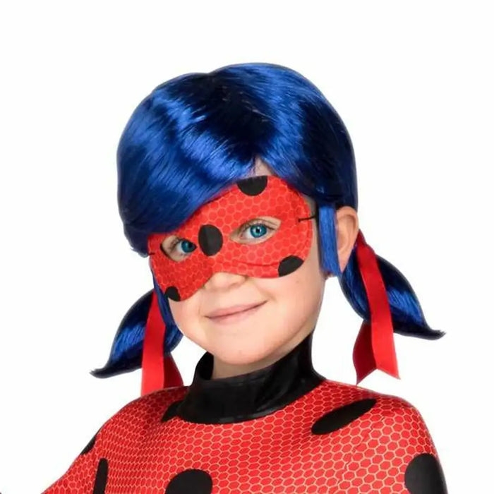 Wigs LadyBug Син Лента за очи