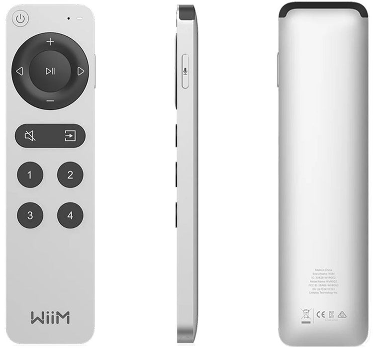 Дистанционно управление WiiM - Voice Remote 2, сребристо