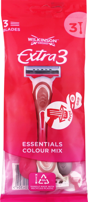 Дамска самобръсначка Extra 3 Essentials, 3 бр