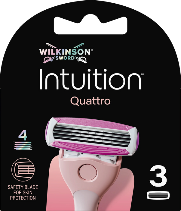 Резервни ножчета Intuition Quattro, 3 бр