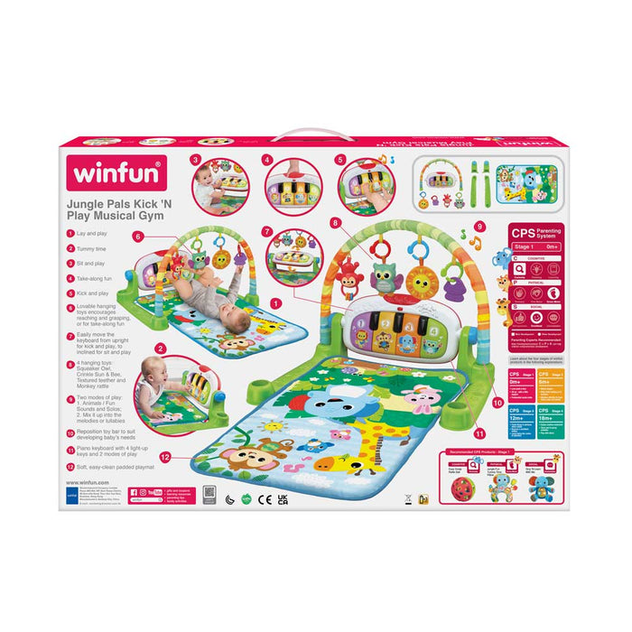 WINFUN Активна Гимнастика с Пиано Jungle Pals