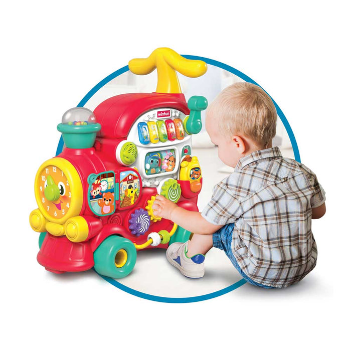 WINFUN Влакче Проходилка Ride-On с Активности