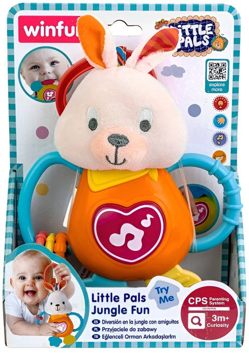 Интерактивна играчка WinFun - Подскачащо зайче
