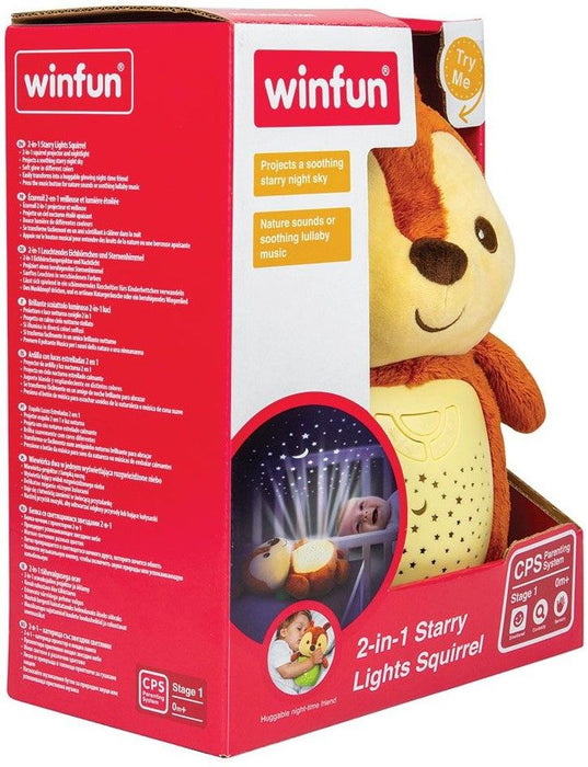 Плюшена играчка с прожектор WinFun - Катеричка