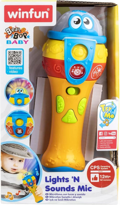 Детски микрофон WinFun - Със звук и светлини