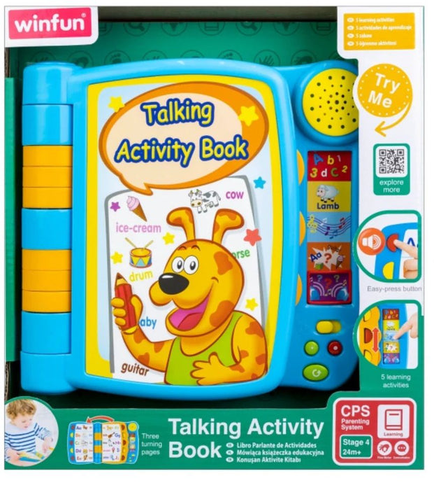 Интерактивна играчка WinFun - Музикална книжка с активности
