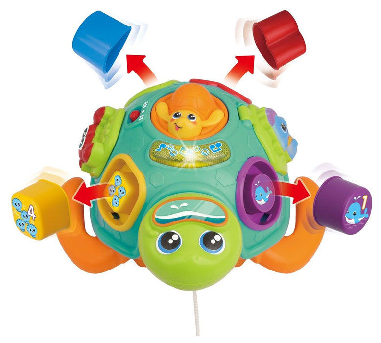 Образователна електронна играчка WinFun - Костенурка-сортер