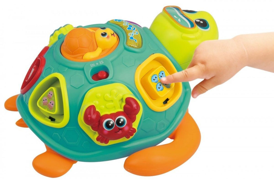 Образователна електронна играчка WinFun - Костенурка-сортер