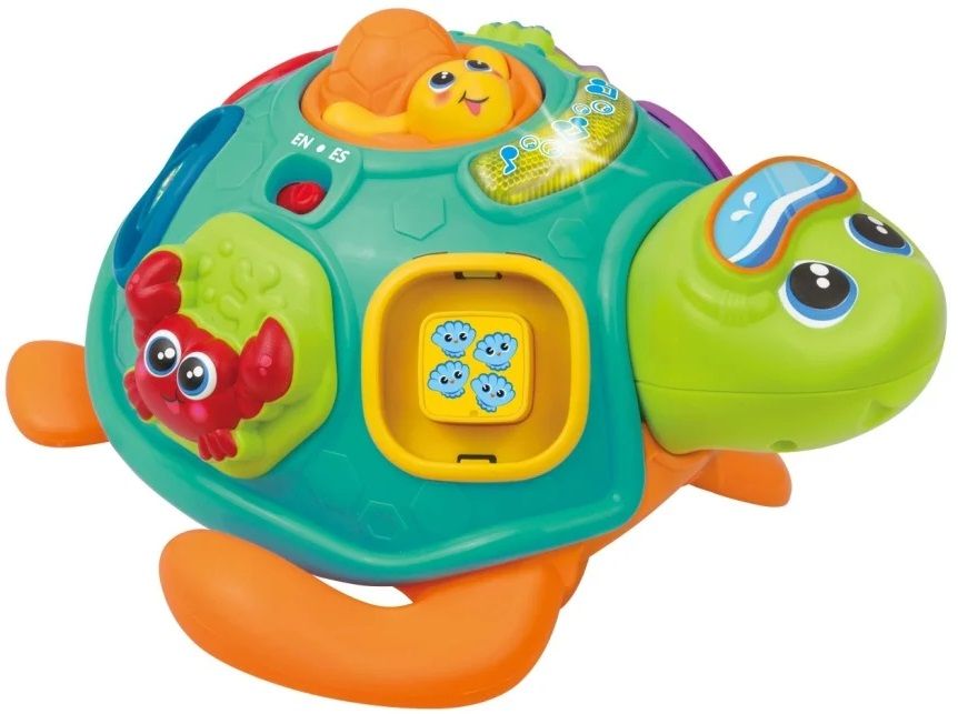 Образователна електронна играчка WinFun - Костенурка-сортер
