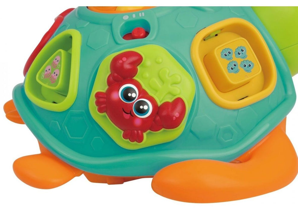 Образователна електронна играчка WinFun - Костенурка-сортер