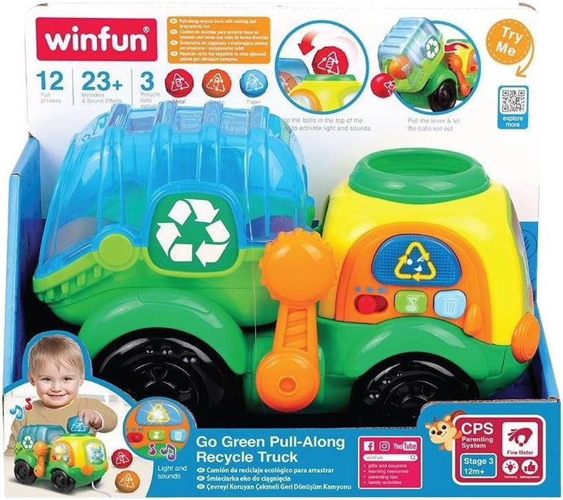 Интерактивна играчка WinFun - Камион за рециклиране