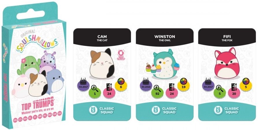 Игра с карти Top Trumps: Squishmallows - Детска